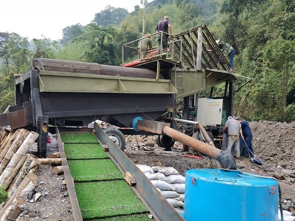 滾筒篩沙金設(shè)備